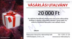 Vásárlási utalvány 20 000 Ft értékben